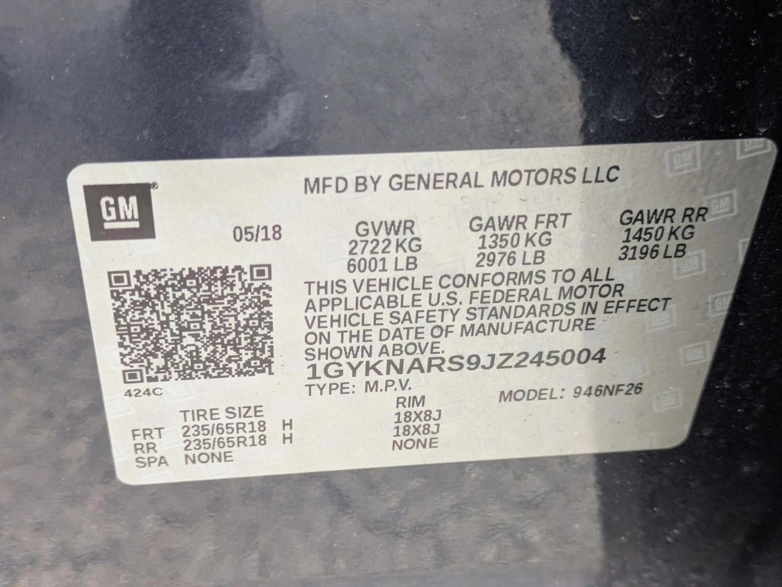 2018 Cadillac XT5 FWD