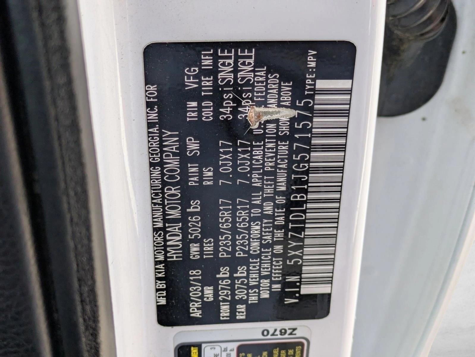 2018 Hyundai Santa Fe Sport 2.4L