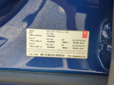 2018 Tesla Model S 75D