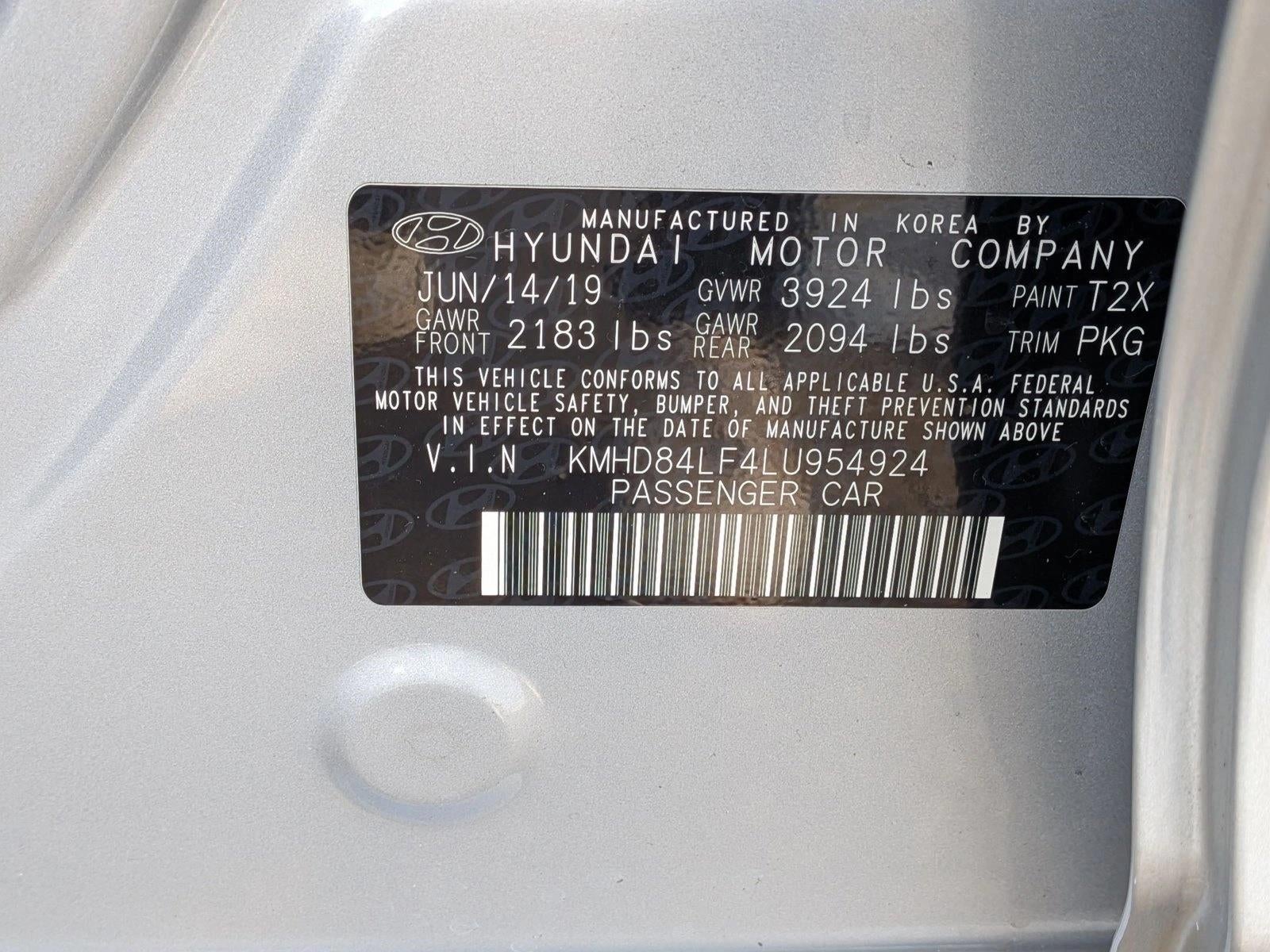 2020 Hyundai Elantra Value Edition