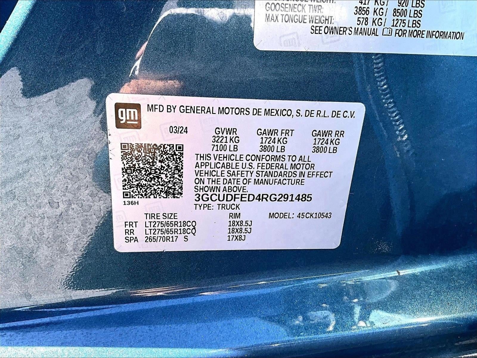 2024 Chevrolet Silverado 1500 LT Trail Boss