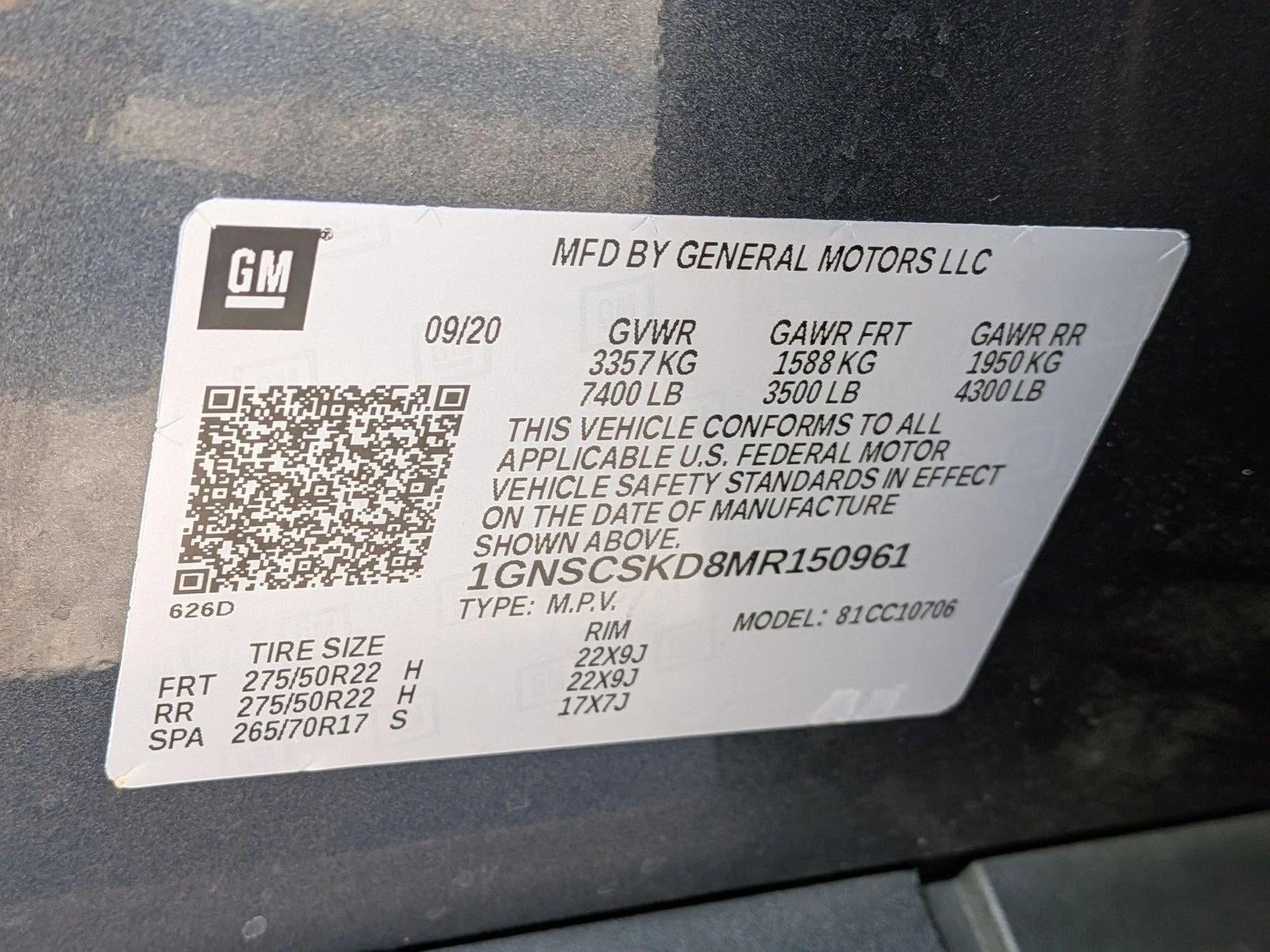 2021 Chevrolet Tahoe Premier