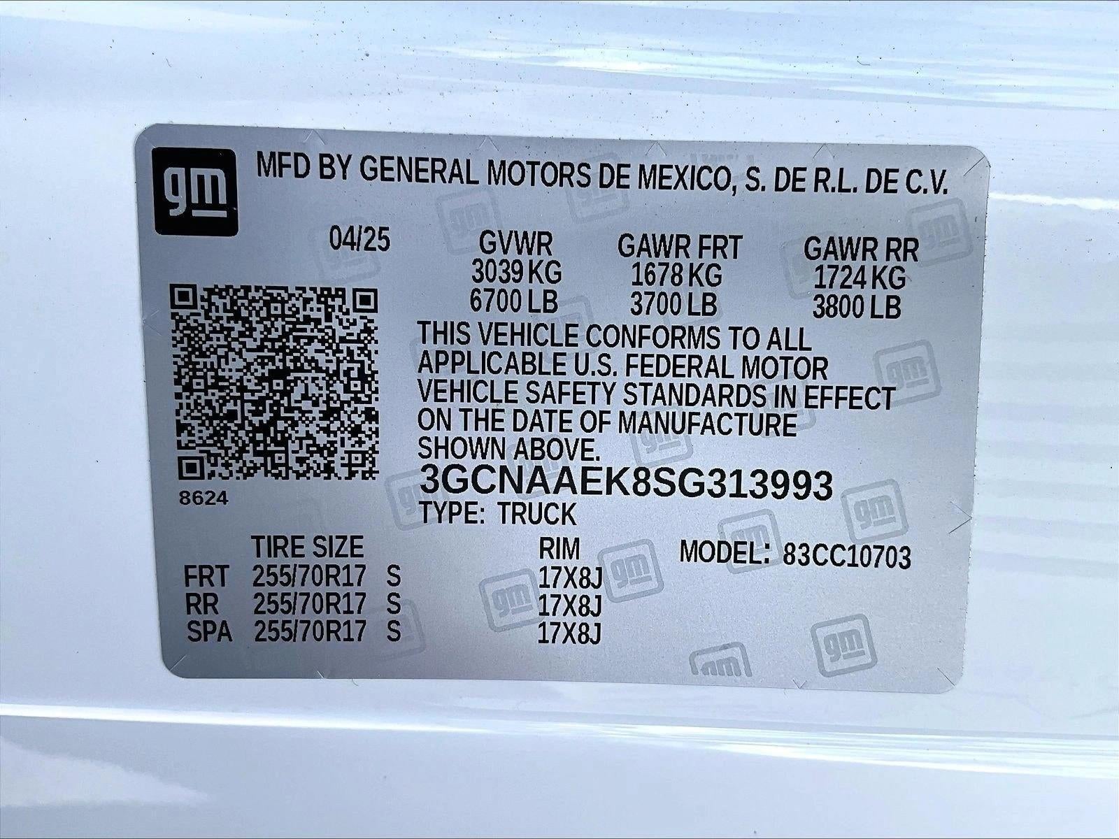 2025 Chevrolet Silverado 1500 WT