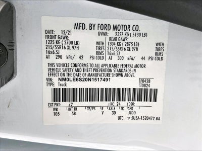 2022 Ford Transit Connect XL Cargo Van