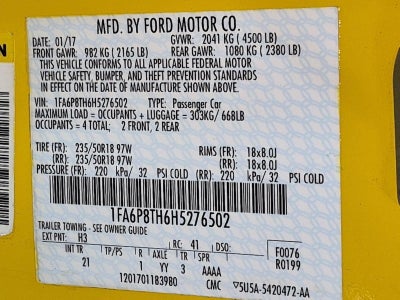 2017 Ford Mustang EcoBoost
