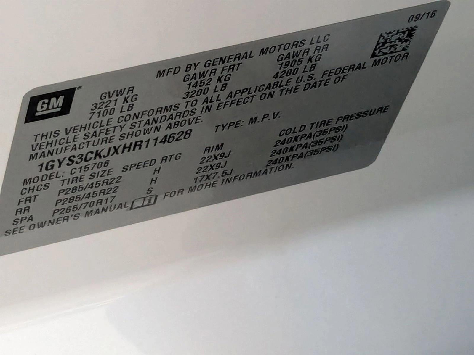 2017 Cadillac Escalade Premium Luxury