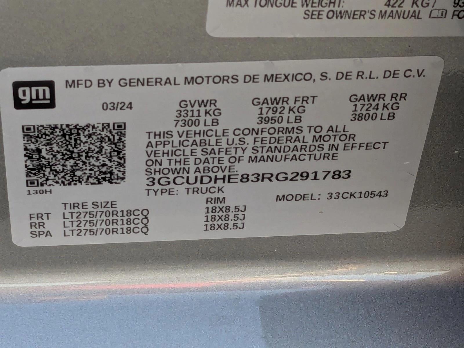 2024 Chevrolet Silverado 1500 ZR2
