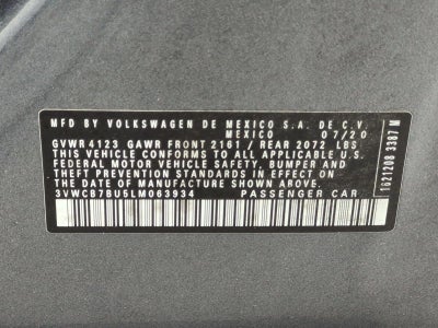 2020 Volkswagen Jetta 1.4T SE