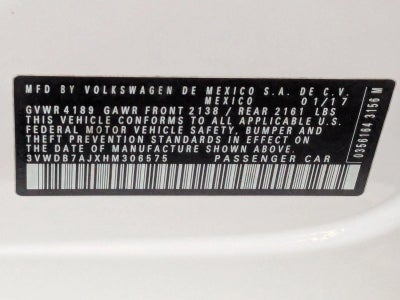 2017 Volkswagen Jetta 1.4T SE