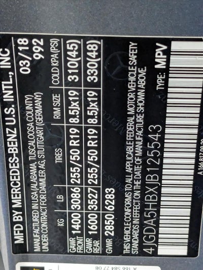 2018 Mercedes-Benz GLE GLE 350