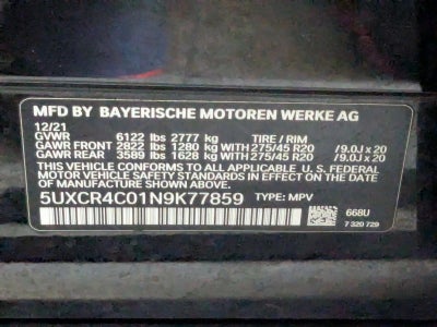 2022 BMW X5 sDrive40i