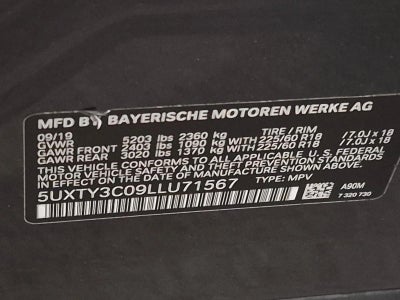 2020 BMW X3 sDrive30i