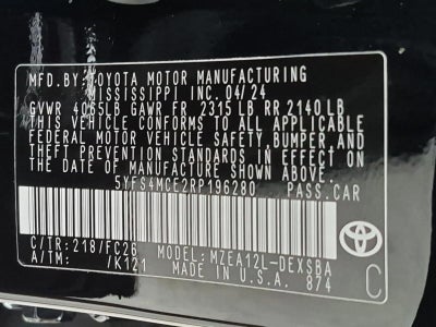 2024 Toyota Corolla SE