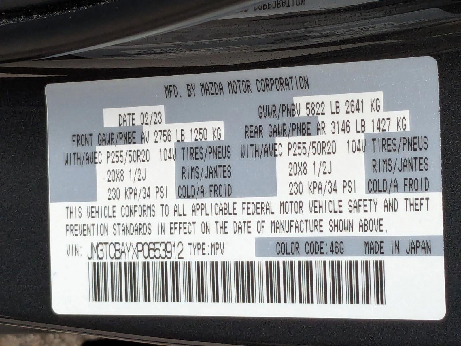 2023 Mazda Mazda CX-9 Touring Plus