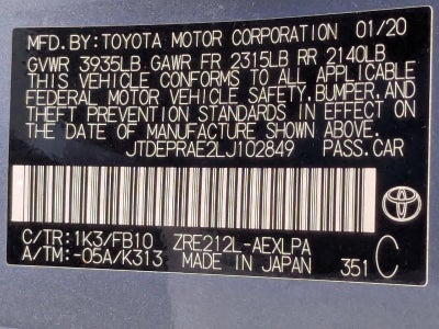 2020 Toyota Corolla LE