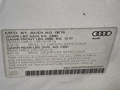 2017 Audi Q5 2.0T Premium