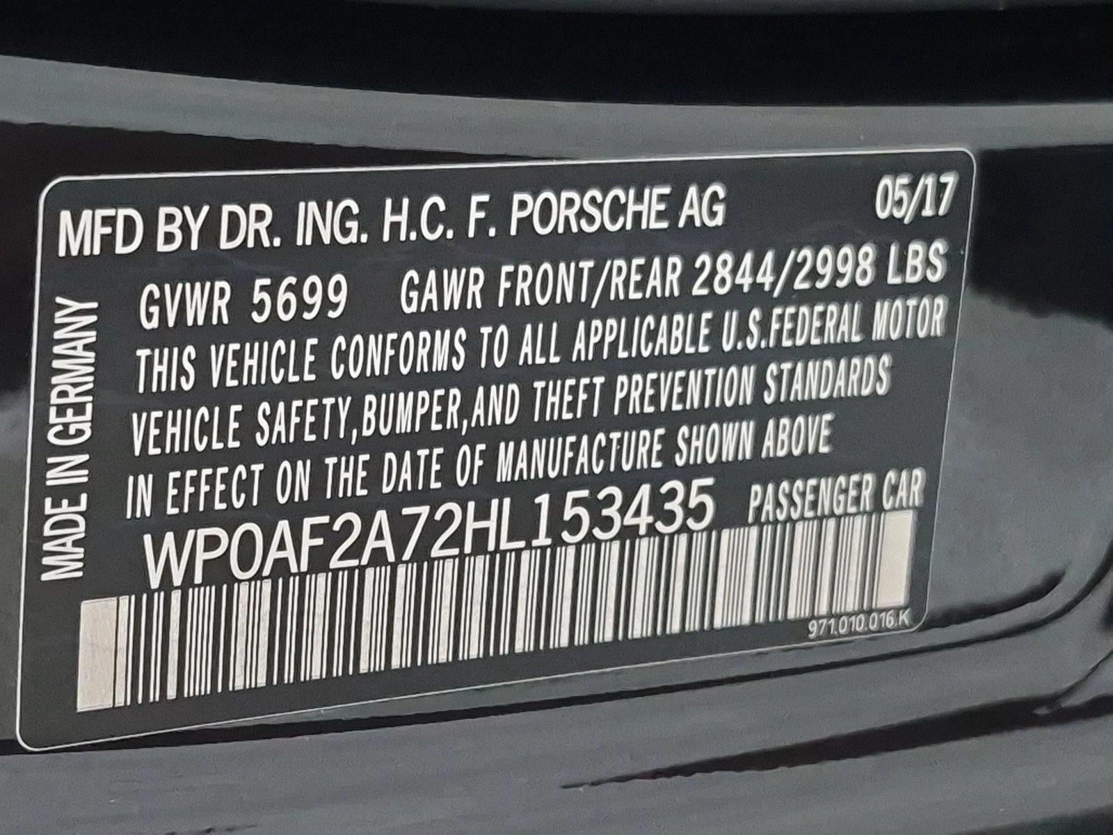 2017 Porsche Panamera Turbo