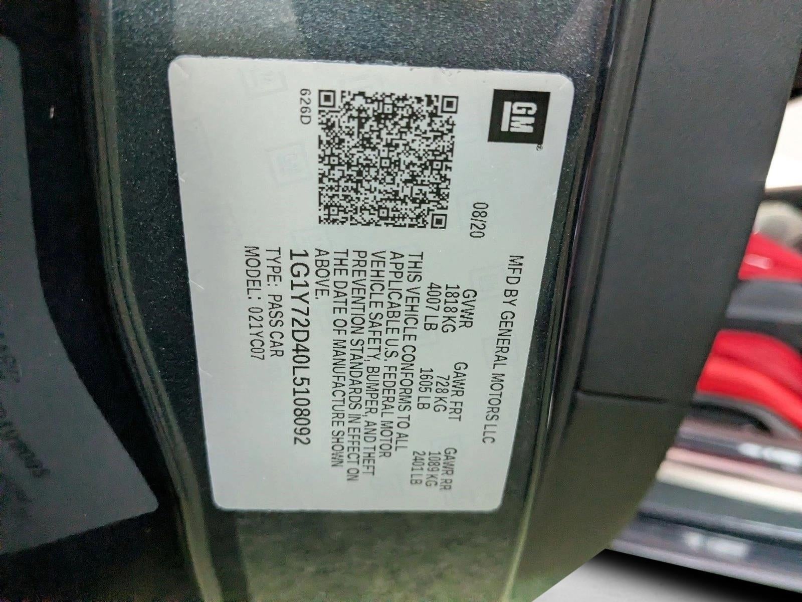 2020 Chevrolet Corvette Stingray 2LT