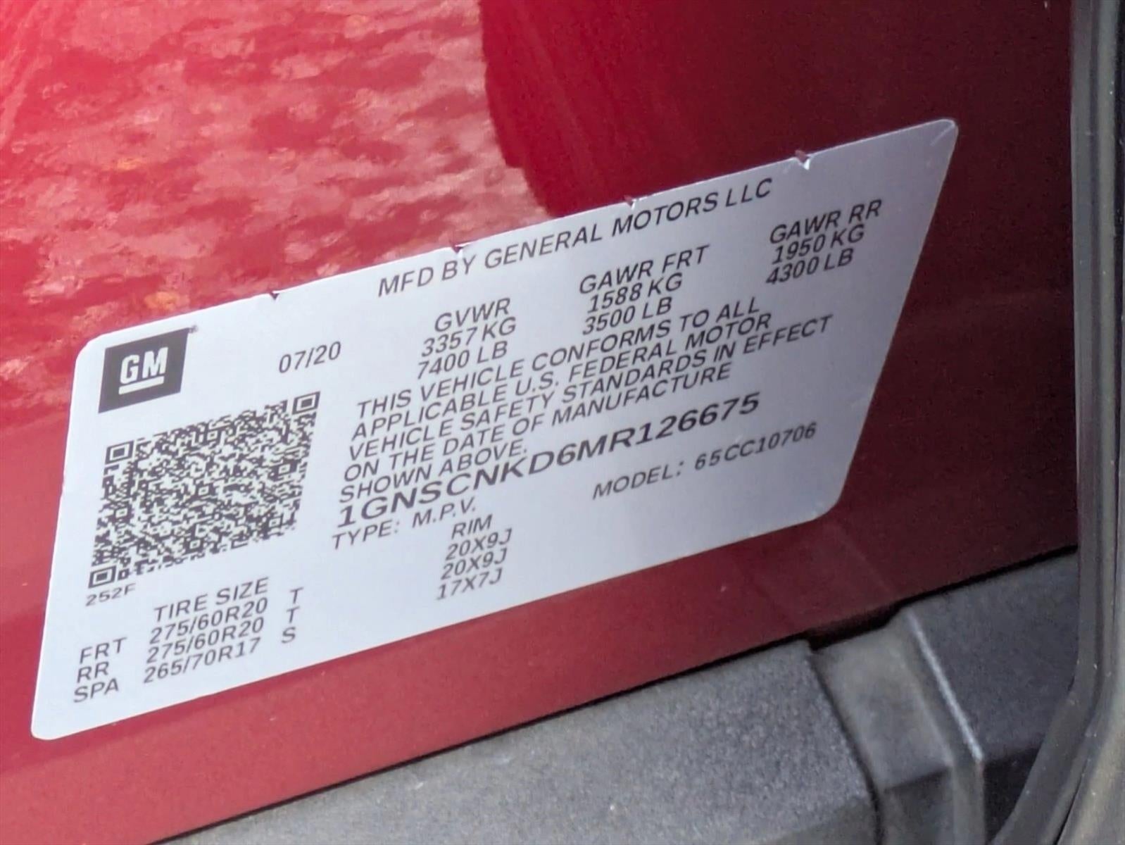 2021 Chevrolet Tahoe LT