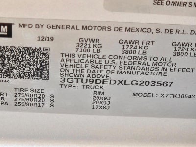 2020 GMC Sierra 1500 SLT