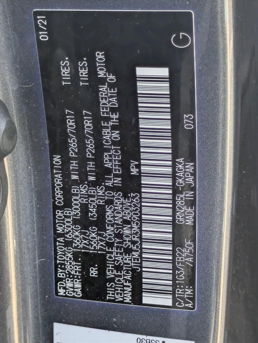 2021 Toyota 4Runner SR5