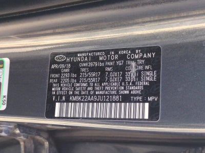 2018 Hyundai Kona SEL