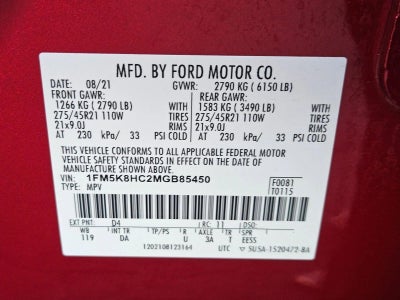 2021 Ford Explorer Platinum