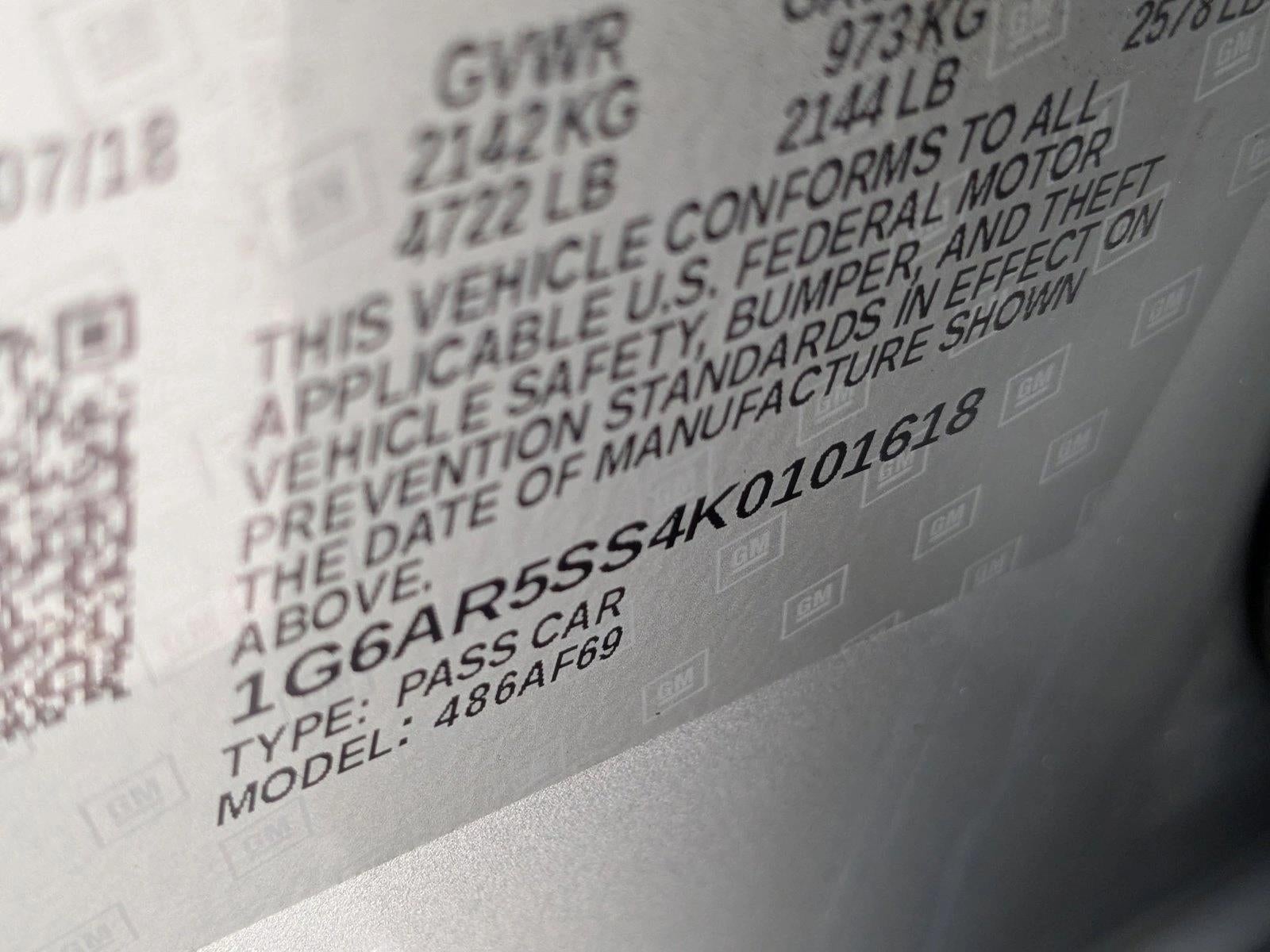 2019 Cadillac CTS Luxury RWD