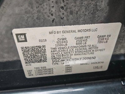 2019 Chevrolet Silverado 3500 HD LTZ