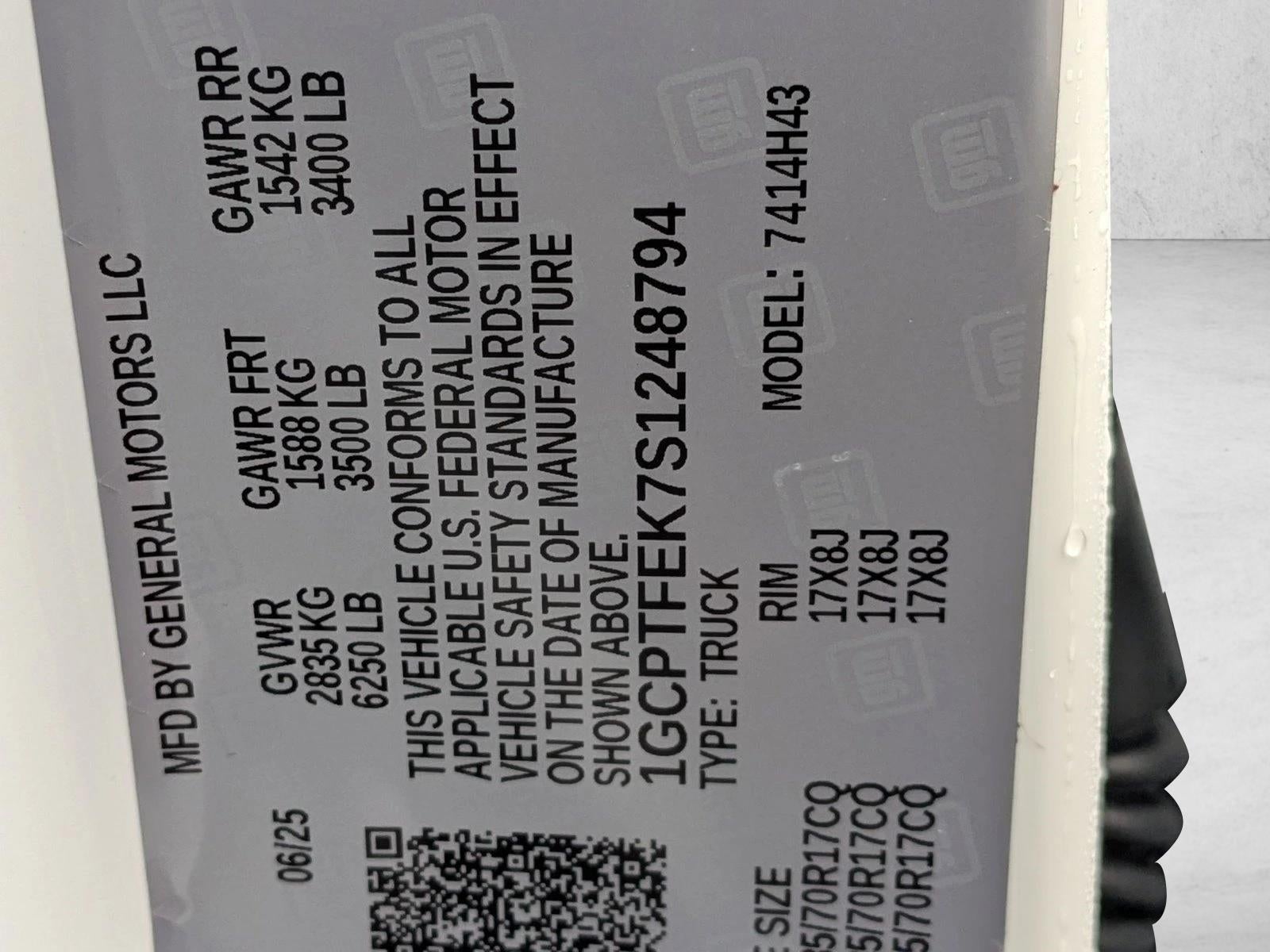 2025 Chevrolet Colorado ZR2