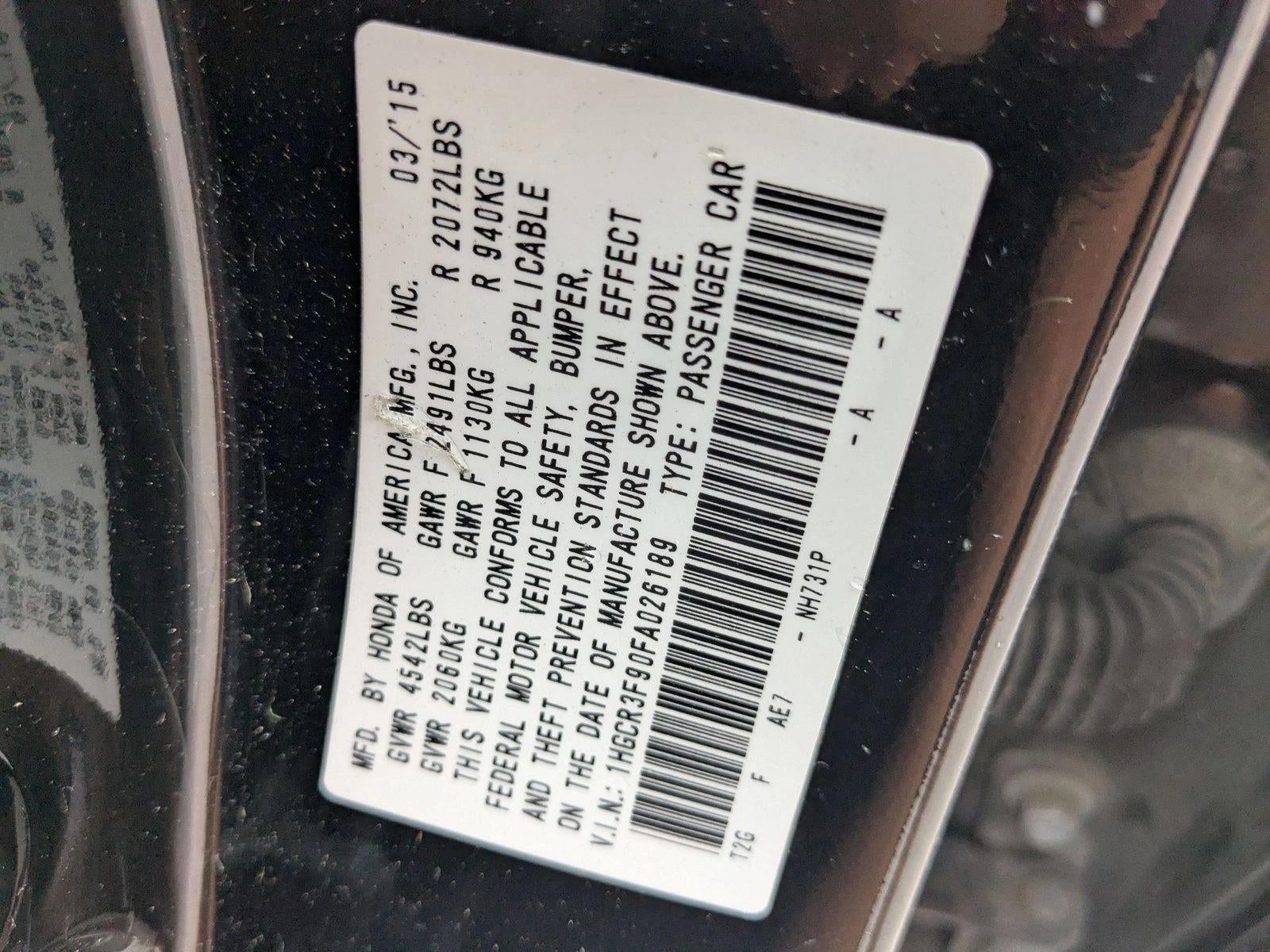 2015 Honda Accord Sedan Touring