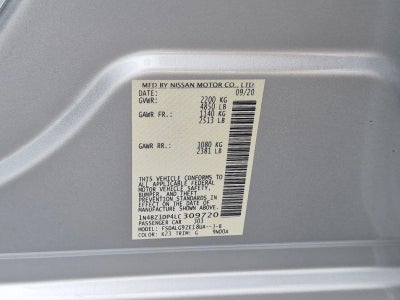 2020 Nissan LEAF SL PLUS 62 kWh