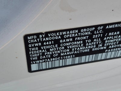 2013 Volkswagen Passat 2.5L SE