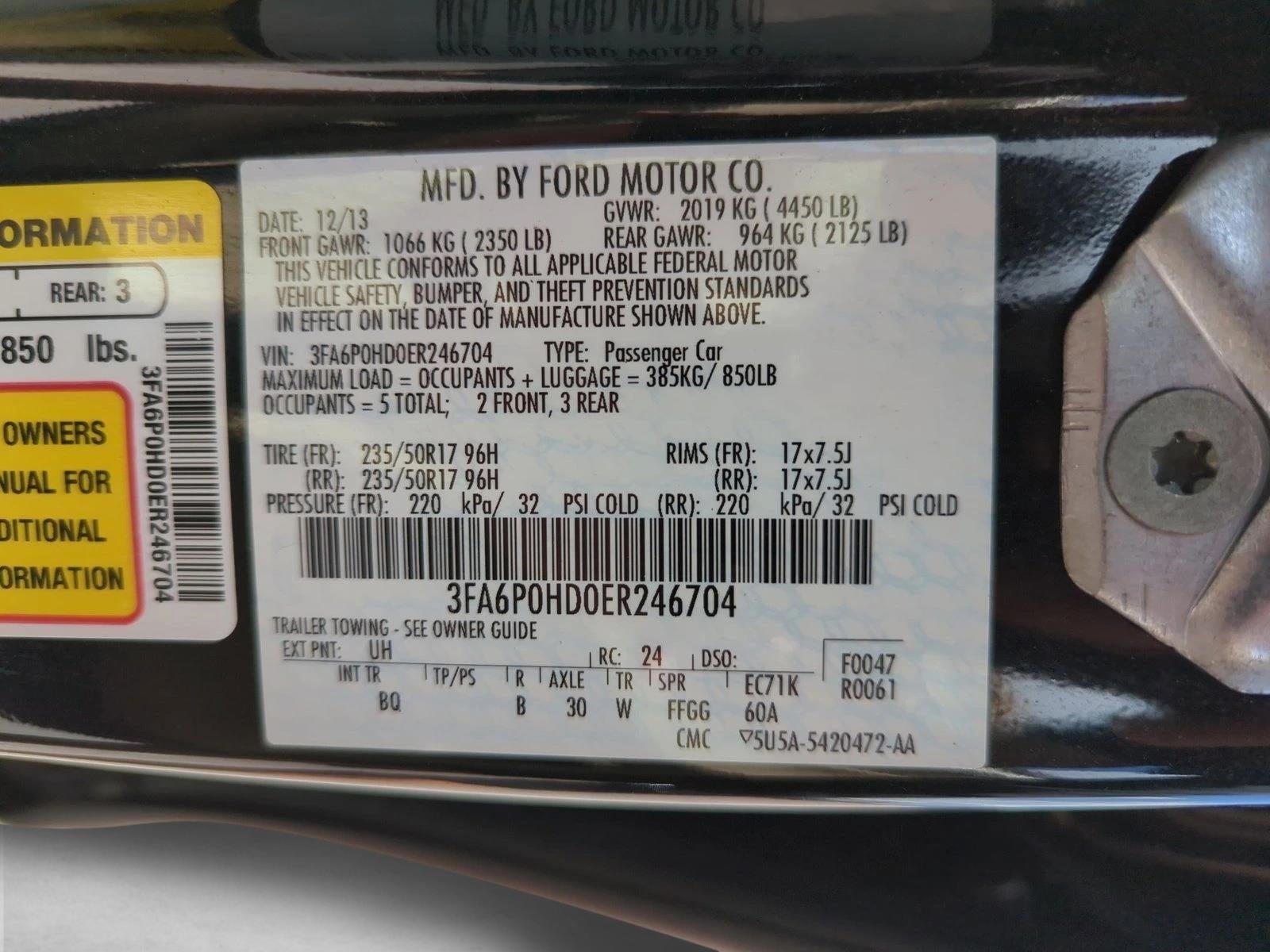 2014 Ford Fusion SE