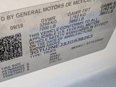 2018 GMC Sierra 1500 SLT