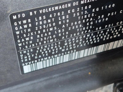 2025 Volkswagen Tiguan 2.0T SE
