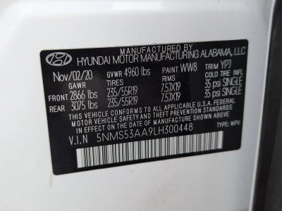 2020 Hyundai Santa Fe Limited