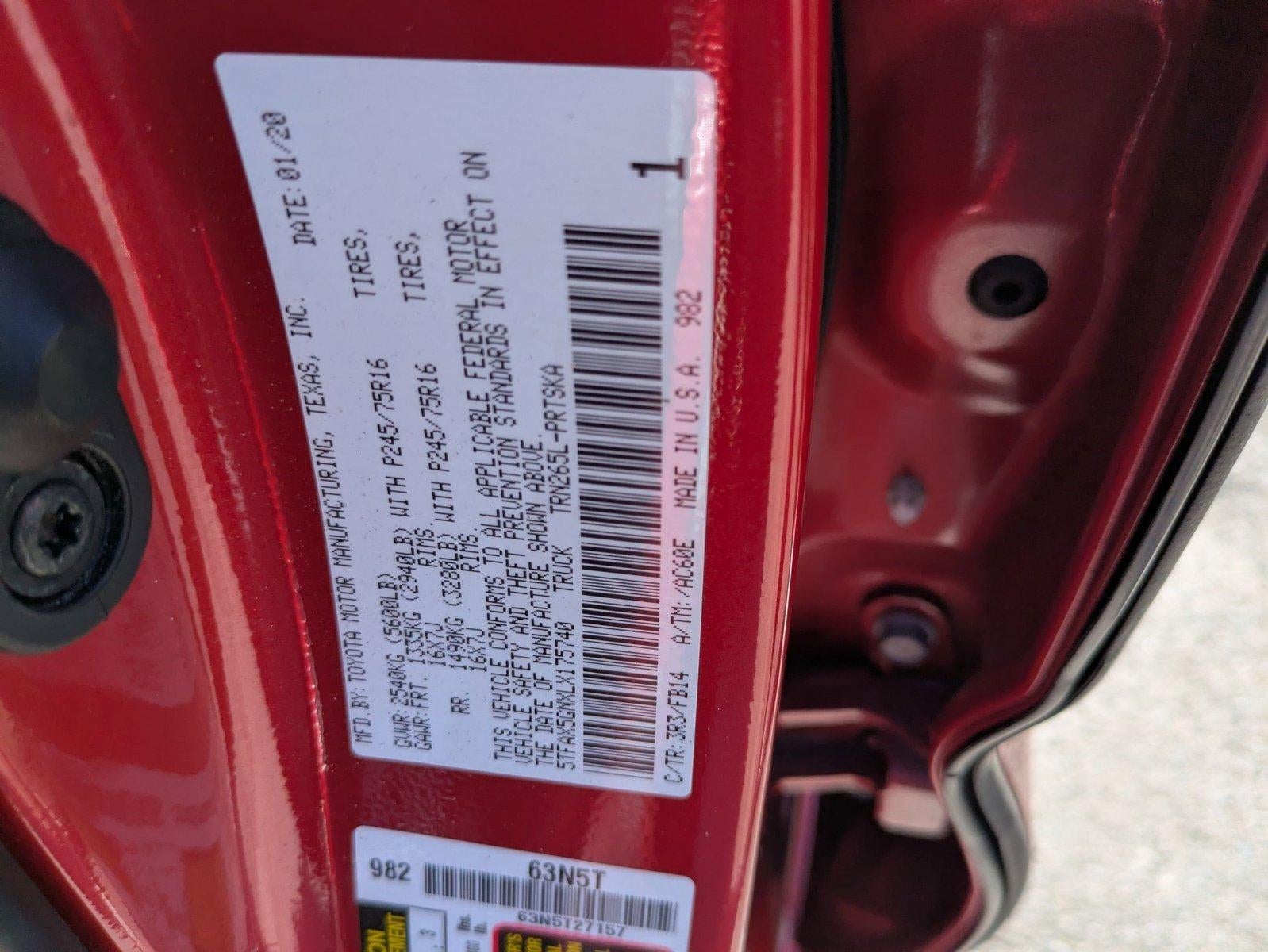 2020 Toyota Tacoma 2WD SR