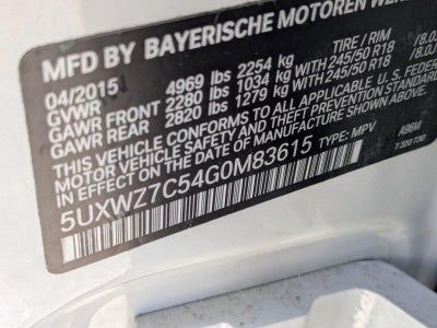 2016 BMW X3 sDrive28i