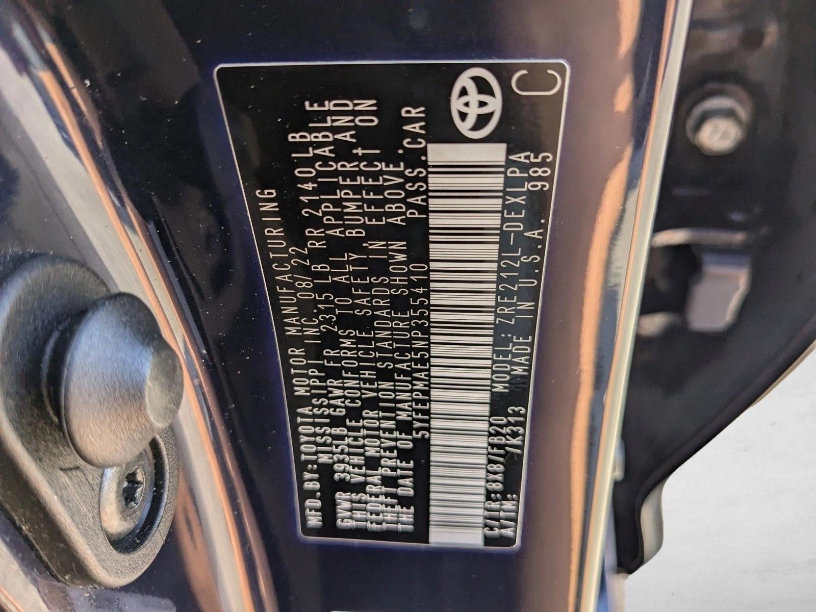 2022 Toyota Corolla LE