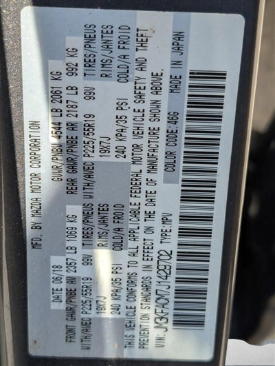 2018 Mazda Mazda CX-5 Touring