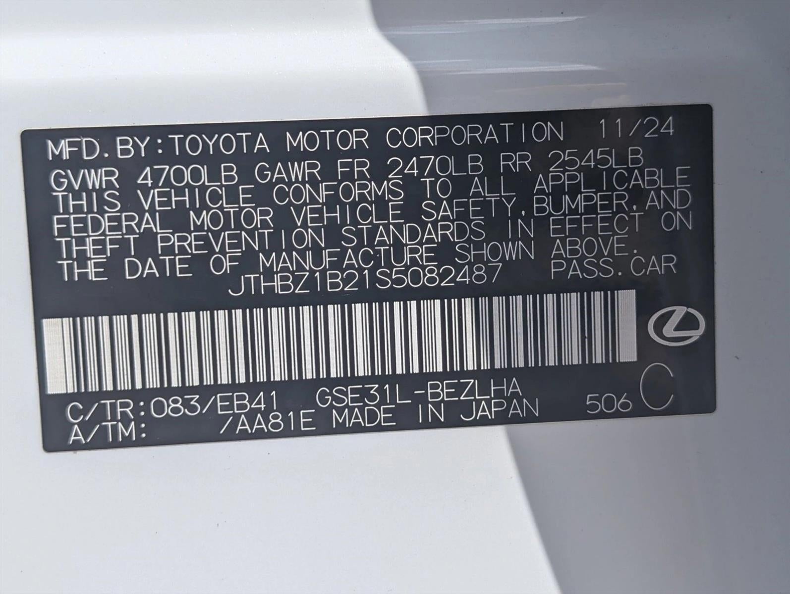 2025 Lexus IS 350 F SPORT Design