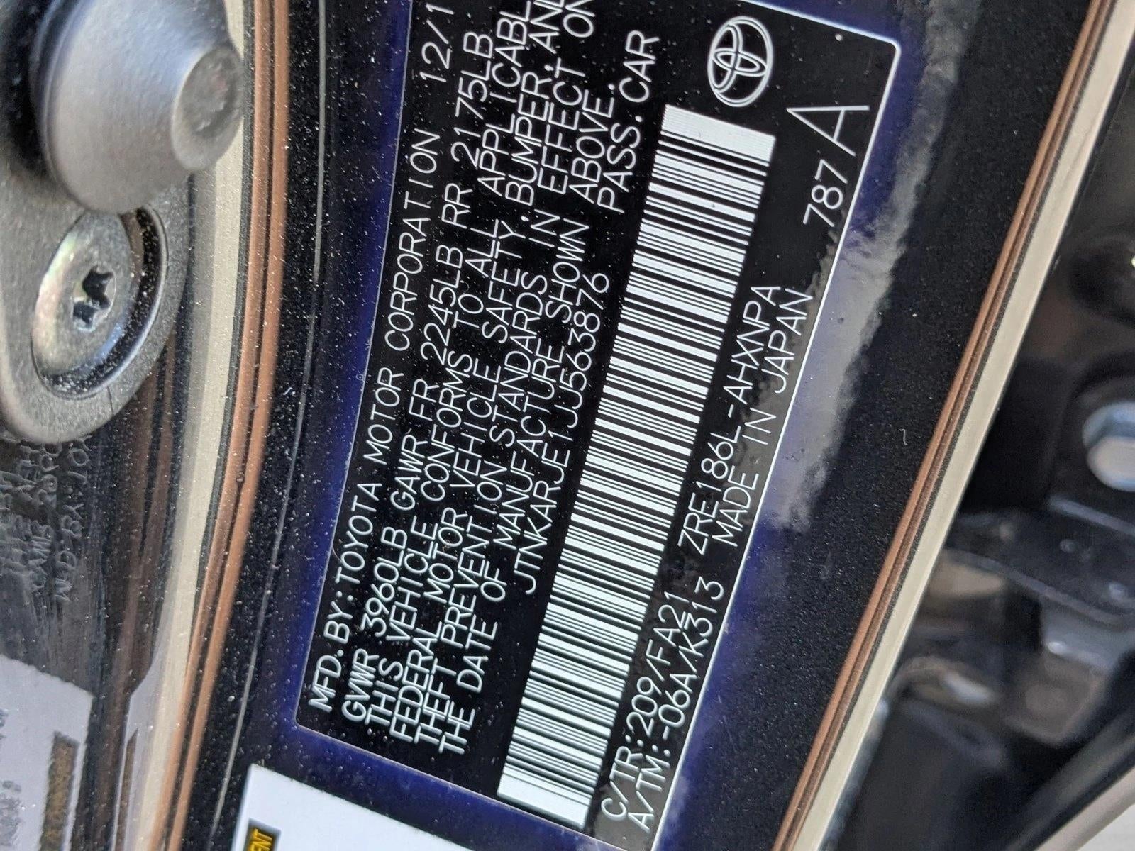 2018 Toyota Corolla iM MANUAL (NATL)