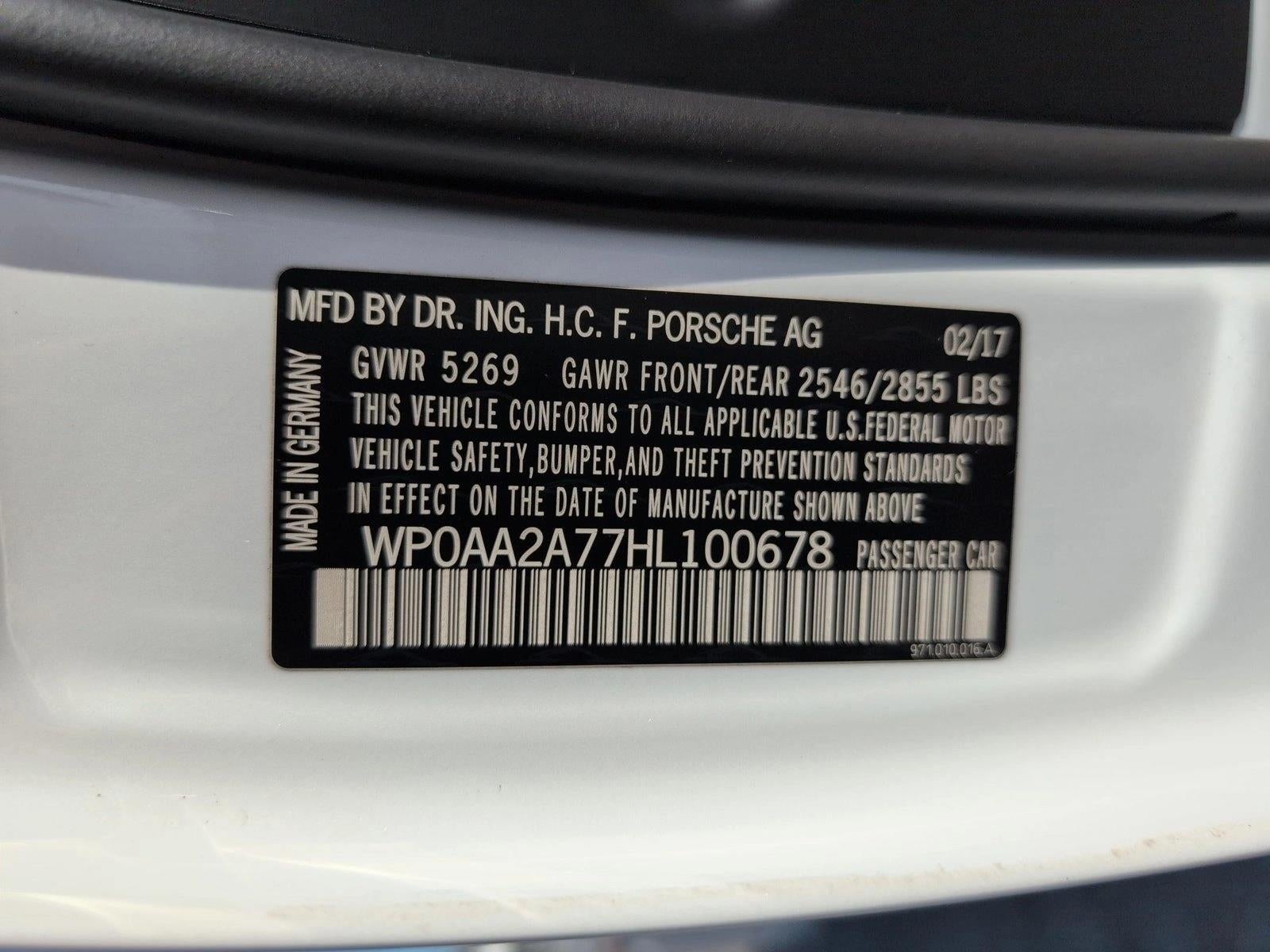 2017 Porsche Panamera Base