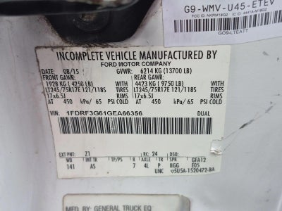 2016 Ford Super Duty F-350 DRW XL