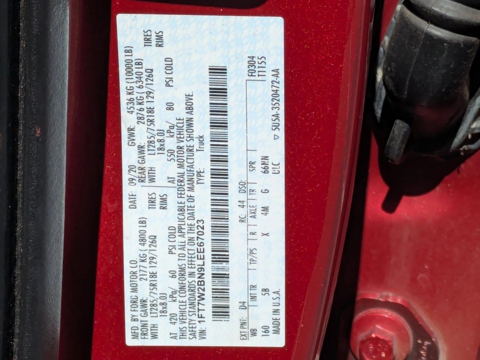 2020 Ford Super Duty F-250 SRW XL