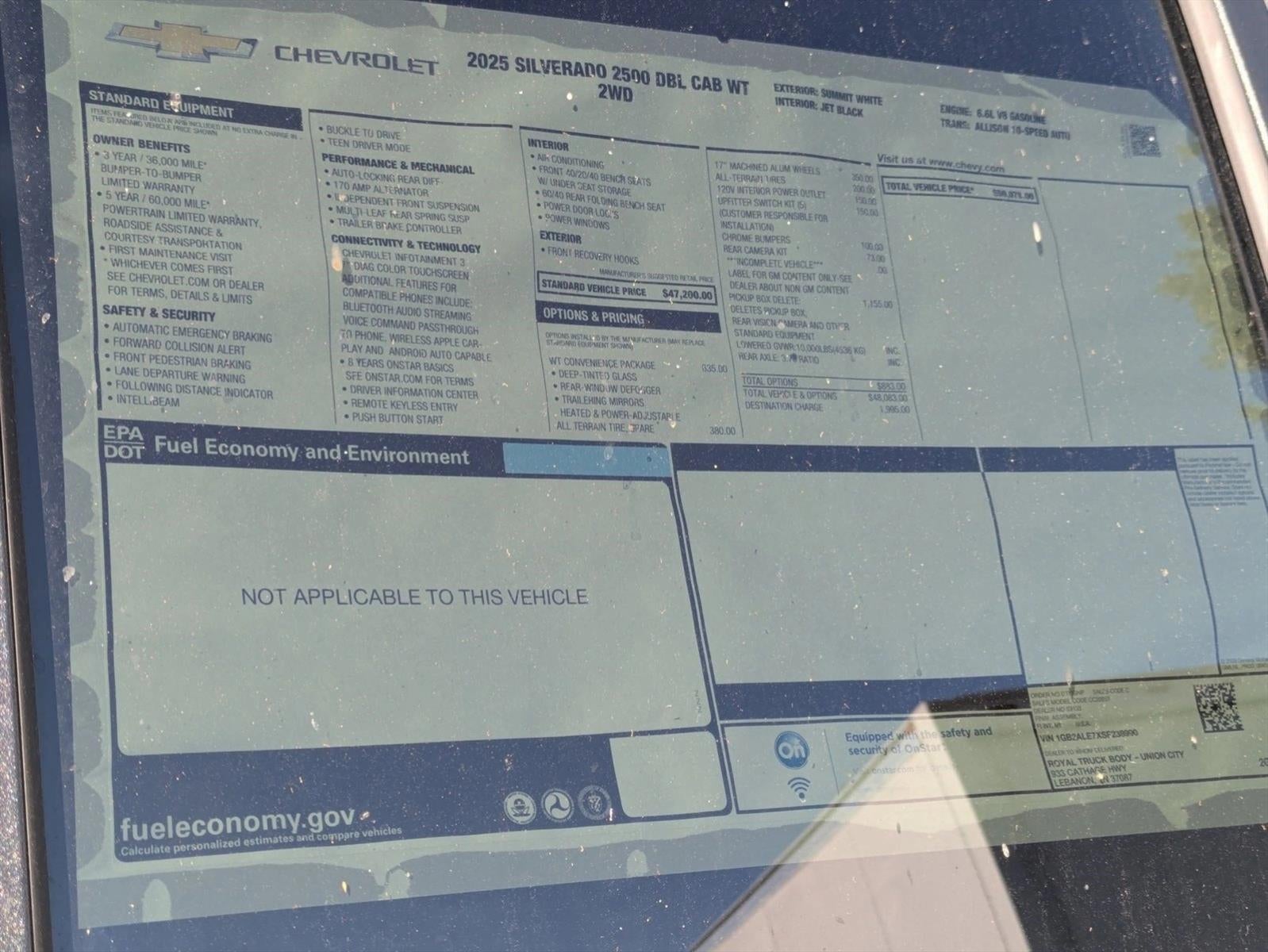 2025 Chevrolet Silverado 2500 HD WT