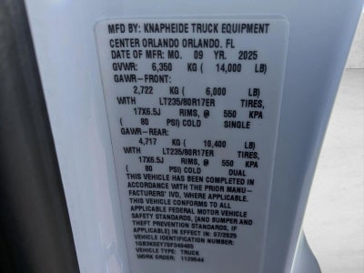 2025 Chevrolet Silverado 3500 HD Chassis Cab Work Truck