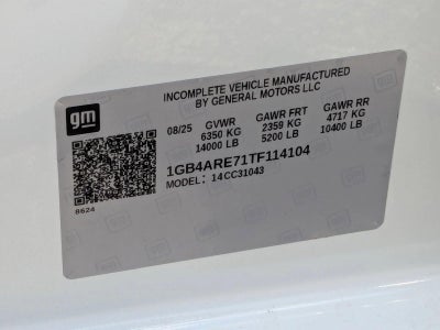 2026 Chevrolet Silverado 3500 HD Chassis Cab Work Truck