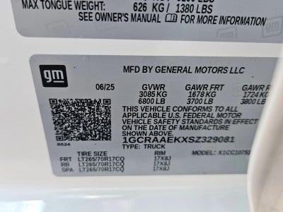 2025 Chevrolet Silverado 1500 WT